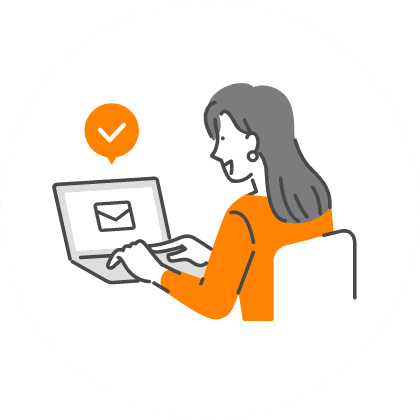 各社専用URLからメールアドレス登録